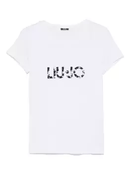 Футболка с логотипом LIU JO, белый