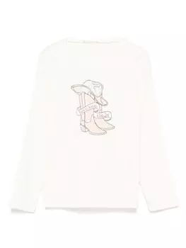 Футболка с логотипом Liu Jo Kids, белый