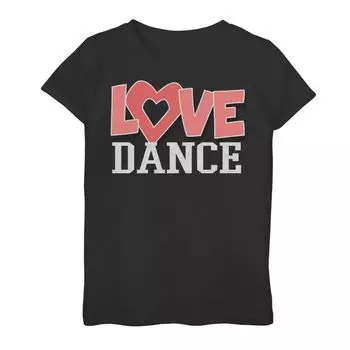 Футболка с логотипом Love Dance для девочек 7–16 лет Licensed Character