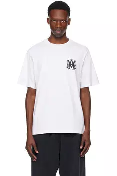 Футболка с логотипом Ma core Amiri, белый