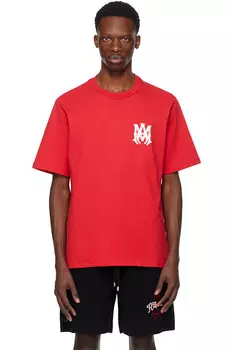 Футболка с логотипом Ma core Amiri, красный