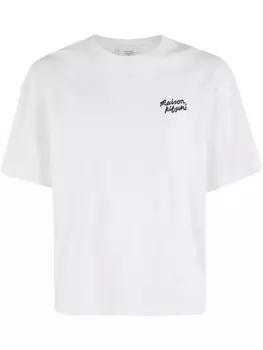 Футболка с логотипом Maison Kitsun, белый