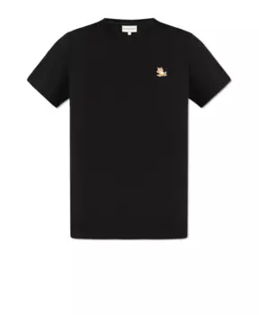 Футболка с логотипом Maison Kitsun, черный