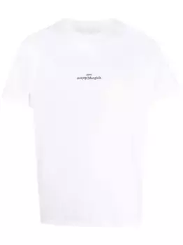 Футболка с логотипом MAISON MARGIELA, белый