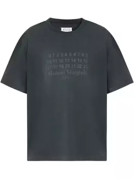 Футболка с логотипом Maison Margiela, серый