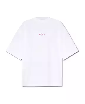 Футболка с логотипом Marni, белый