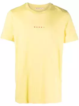 Футболка с логотипом Marni, желтый