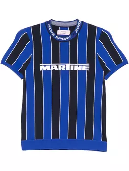 Футболка с логотипом Martine Rose, синий