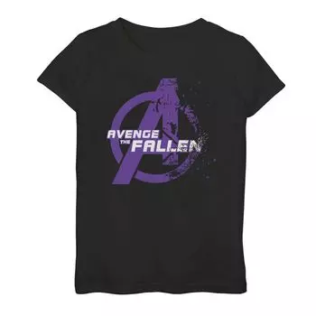 Футболка с логотипом «Marvel Avengers Endgame» для девочек 7–16 лет «Avenge The Fallen Faded» Licensed Character