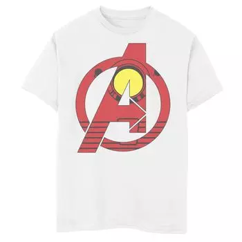 Футболка с логотипом Marvel Avengers Iron Man для мальчиков 8–20 лет Marvel