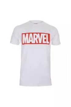 Футболка с логотипом Marvel, белый