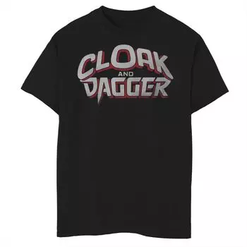 Футболка с логотипом Marvel Cloak And Dagger для мальчиков 8–20 лет Marvel