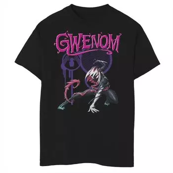 Футболка с логотипом Marvel Gwenom для мальчиков 8–20 лет Marvel