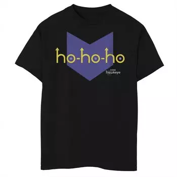 Футболка с логотипом Marvel Hawkeye Ho-Ho-Ho для мальчиков 8–20 лет Marvel