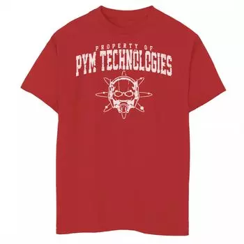 Футболка с логотипом Marvel Mant-Man Property Of PYM Technologies для мальчиков 8–20 лет Marvel