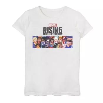 Футболка с логотипом Marvel Rising Secret Warriors для девочек 7–16 лет Marvel