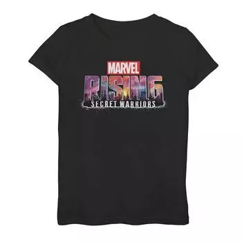 Футболка с логотипом Marvel Rising Secret Warriors для девочек 7–16 лет Marvel