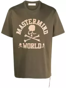 Футболка с логотипом Mastermind World, зеленый
