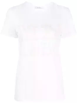 Футболка с логотипом MAX MARA, белый
