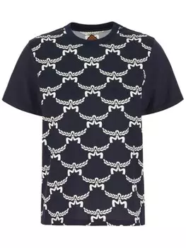 Футболка с логотипом MCM, синий