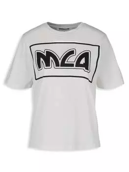 Футболка с логотипом McQ Alexander McQueen Optic white