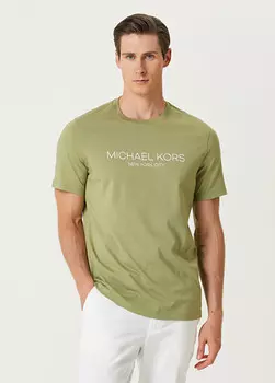 Футболка с логотипом Michael Kors, хаки