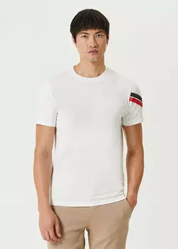 Футболка с логотипом Moncler, белый