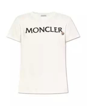 Футболка с логотипом Moncler, белый