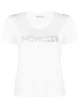 Футболка с логотипом Moncler, белый