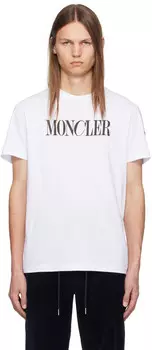 Футболка с логотипом Moncler, белый