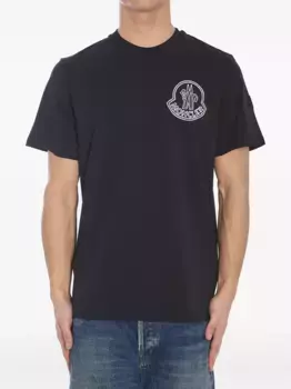 Футболка с логотипом MONCLER, черный