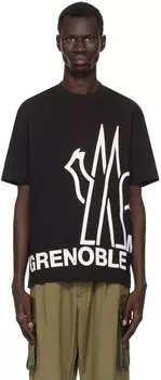 Футболка с логотипом Moncler Grenoble