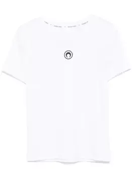 Футболка с логотипом Moon Marine Serre, белый