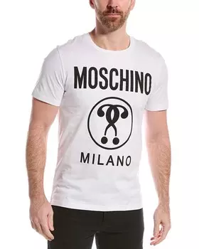 Футболка с логотипом Moschino, белый