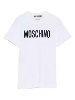 Футболка с логотипом Moschino, белый