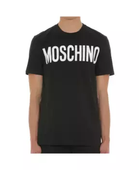 Футболка с логотипом Moschino, черный