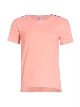 футболка с логотипом Moschino, розовый