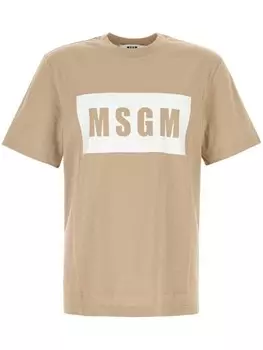 Футболка с логотипом MSGM