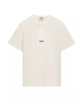Футболка с логотипом Msgm, белый