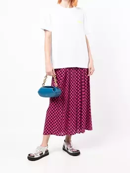 Футболка с логотипом MSGM, белый