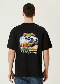 Футболка с логотипом Msgm, черный