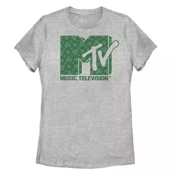 Футболка с логотипом MTV Music Television и Днем Святого Патрика для юниоров Licensed Character