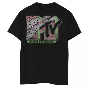 Футболка с логотипом MTV Nineties Bowling Tie для мальчиков 8–20 лет Licensed Character