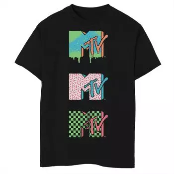Футболка с логотипом MTV Triple Music для мальчиков 8–20 лет Licensed Character