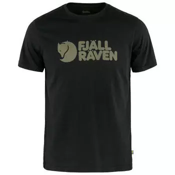 Футболка с логотипом мужская FJALLRAVEN, цвет schwarz