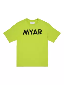Футболка с логотипом MYAR KIDS, зеленый