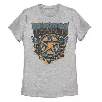 Футболка с логотипом на груди Supernatural Supernatural Winchester Bros. Licensed Character