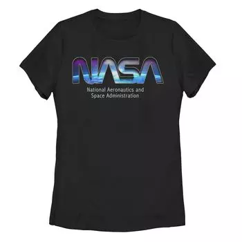 Футболка с логотипом NASA Earth Space для юниоров Licensed Character
