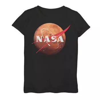 Футболка с логотипом NASA Mars Planet для девочек 7–16 лет Licensed Character
