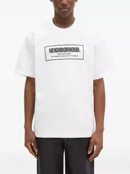 Футболка с логотипом Neighborhood, белый